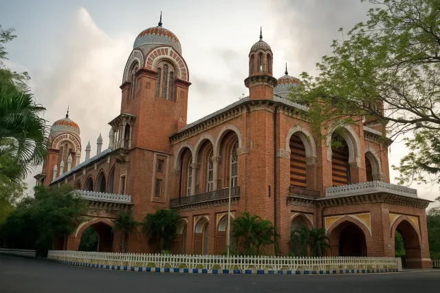 University of Madras campus building in Chennai